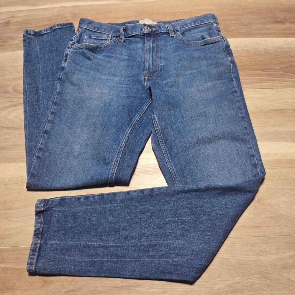 Everlane Slim Fit Jeans Mens 33x32 Blue Organic Cotton Stretch Denim Pants